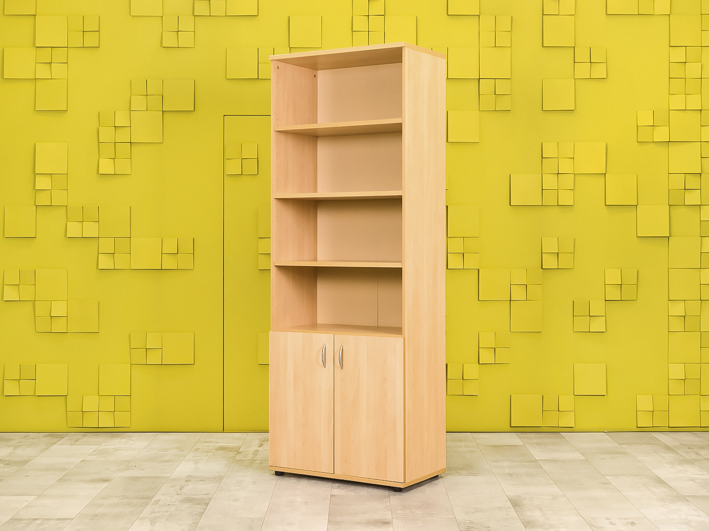 Шкаф для документов офисный ЛДСП Клен  ШДКВ-10046