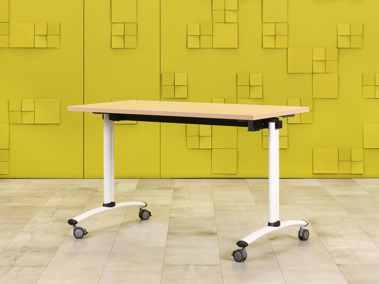 Офисный стол прямой 1200x600 ЛДСП Зебрано Импорт_СППЗ1-160823