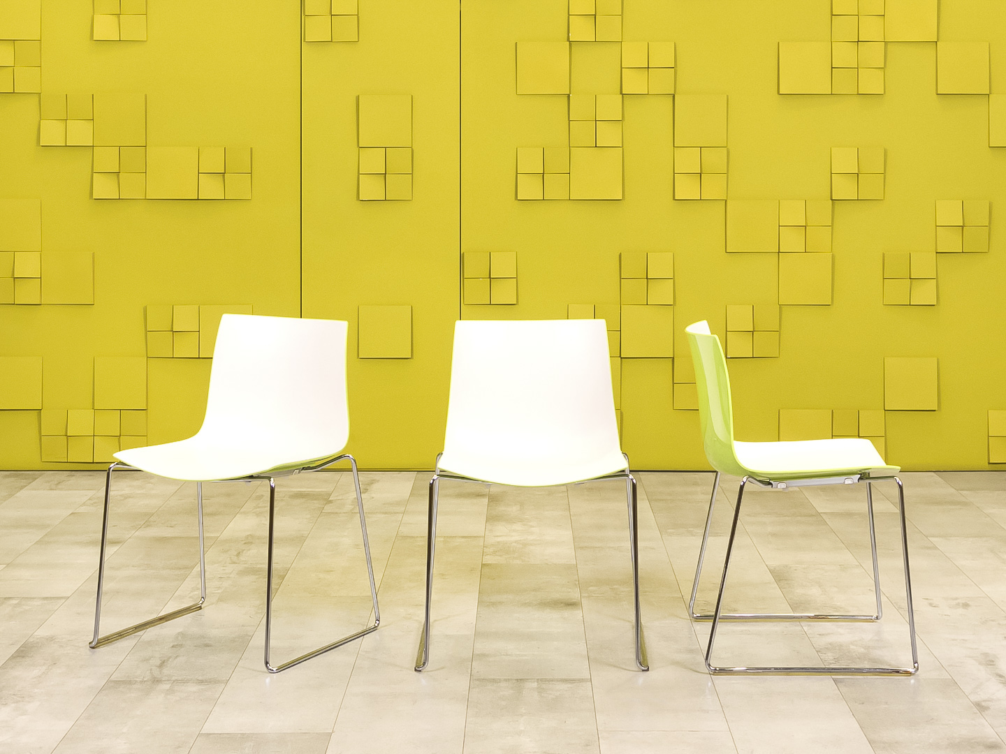 Офисный стул  Pedrali Пластик Белый Италия  УДПЗ-04026