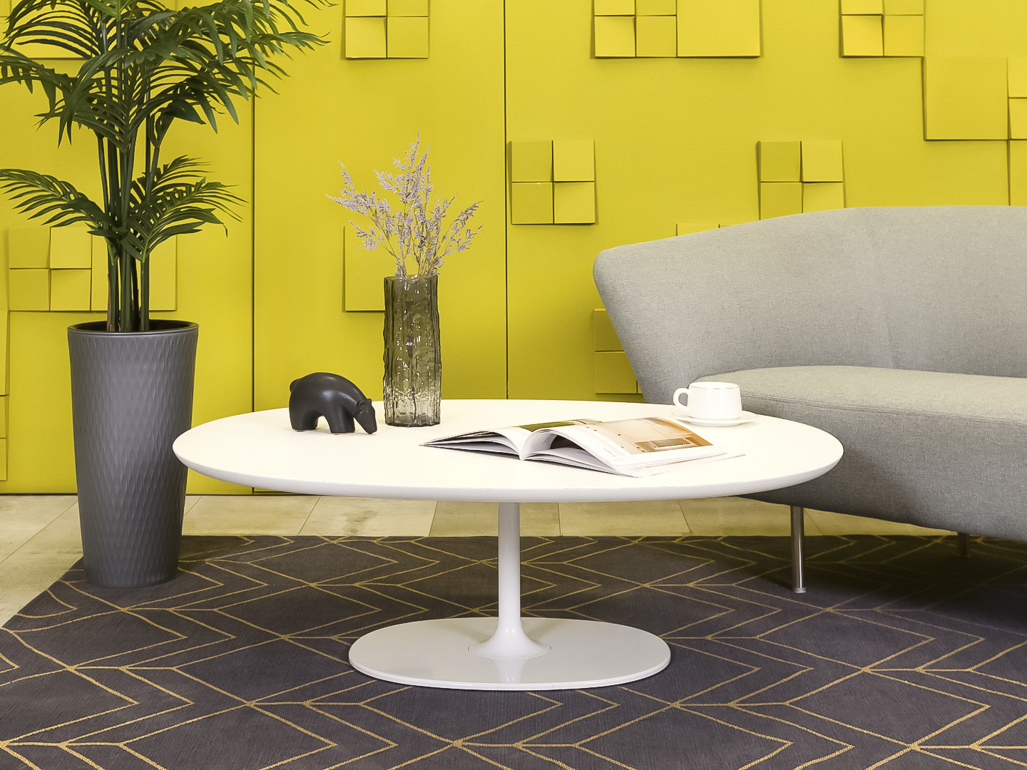 Журнальный столик ARPER Дерево Белый Италия  СЖОБ1-30016