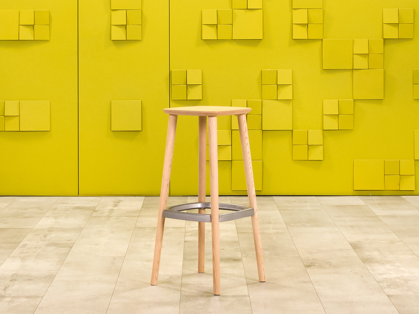 Барный стул на ножках ЛДСП Бук Италия Pedrali_УНДВ-200723