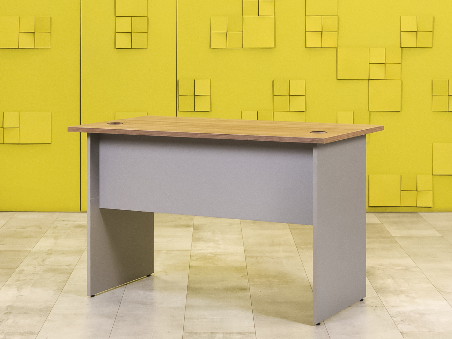 Офисный стол прямой ЛДСП Орех  СППХ2-30036