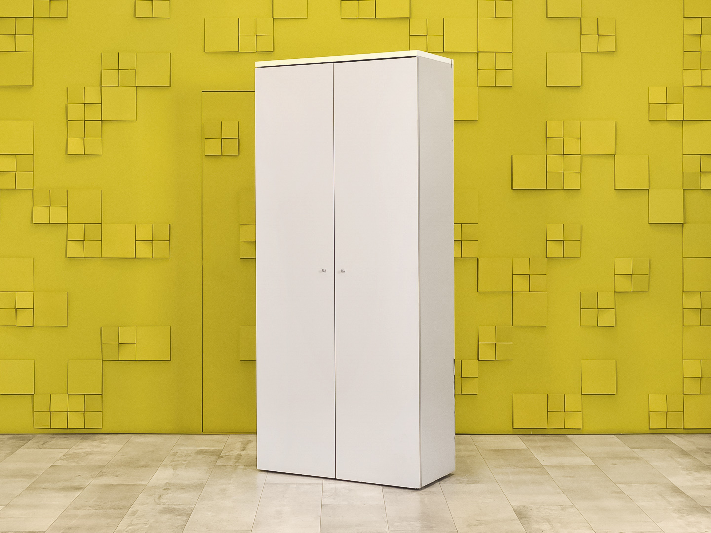 Шкаф для одежды ЛДСП Серый  ШГ2ДC-17086