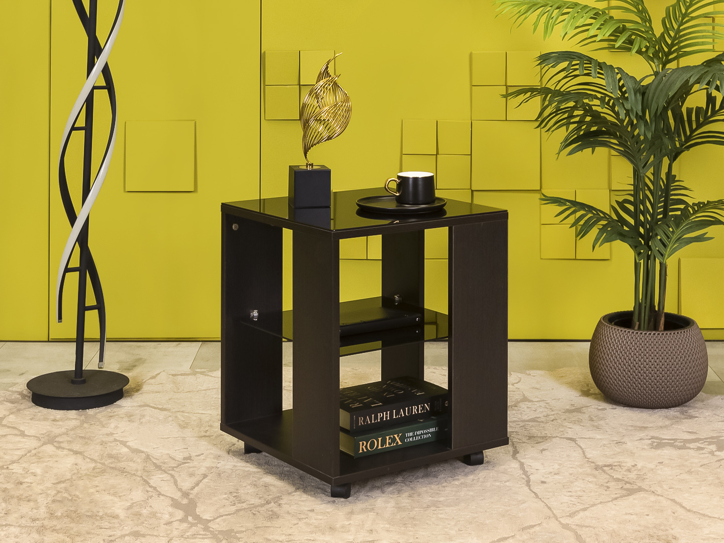 Журнальный столик Стекло Венге  СЖПЕ-29016