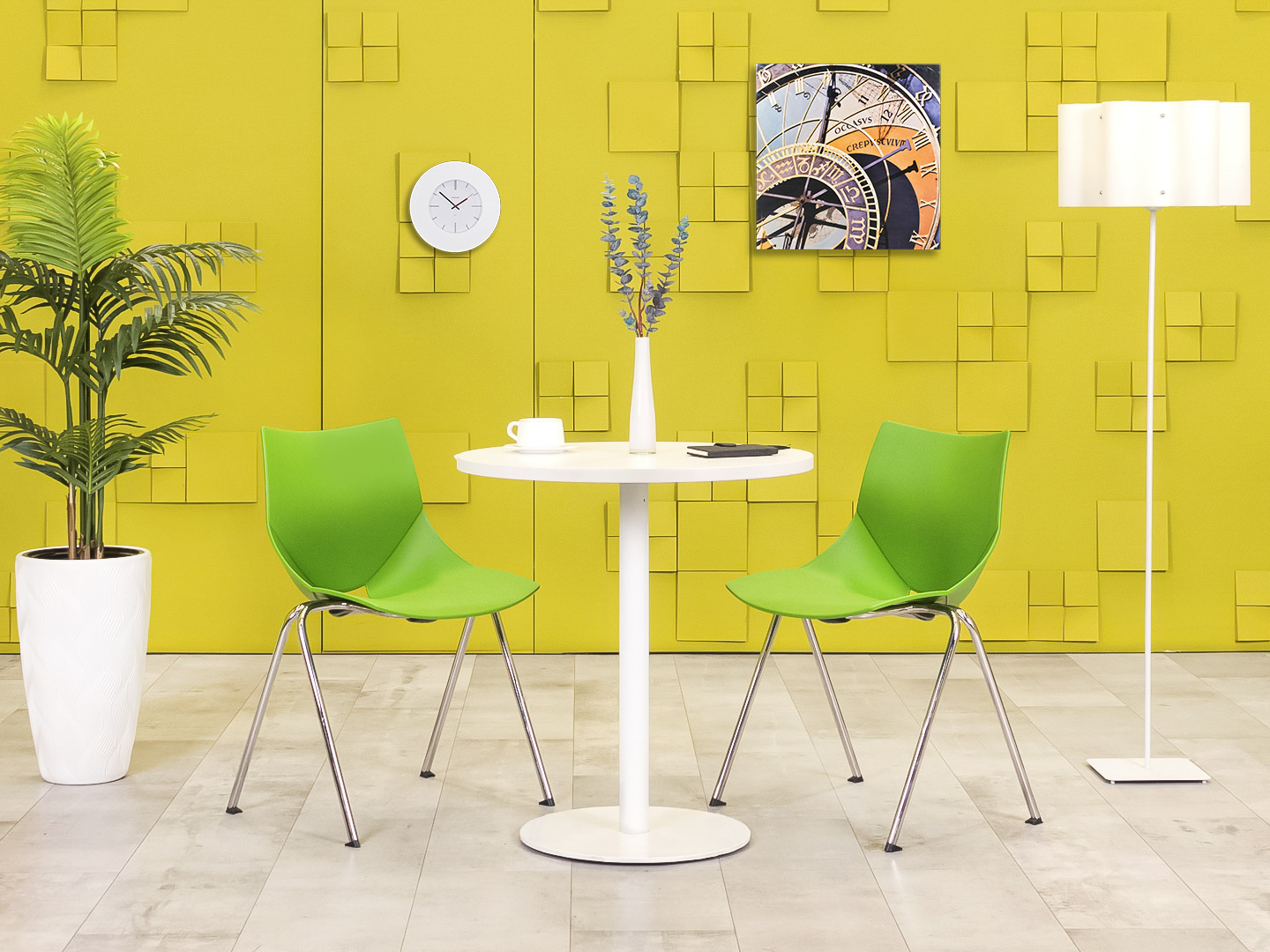 Обеденный стол ЛДСП Белый Импорт  СГКБ-261223