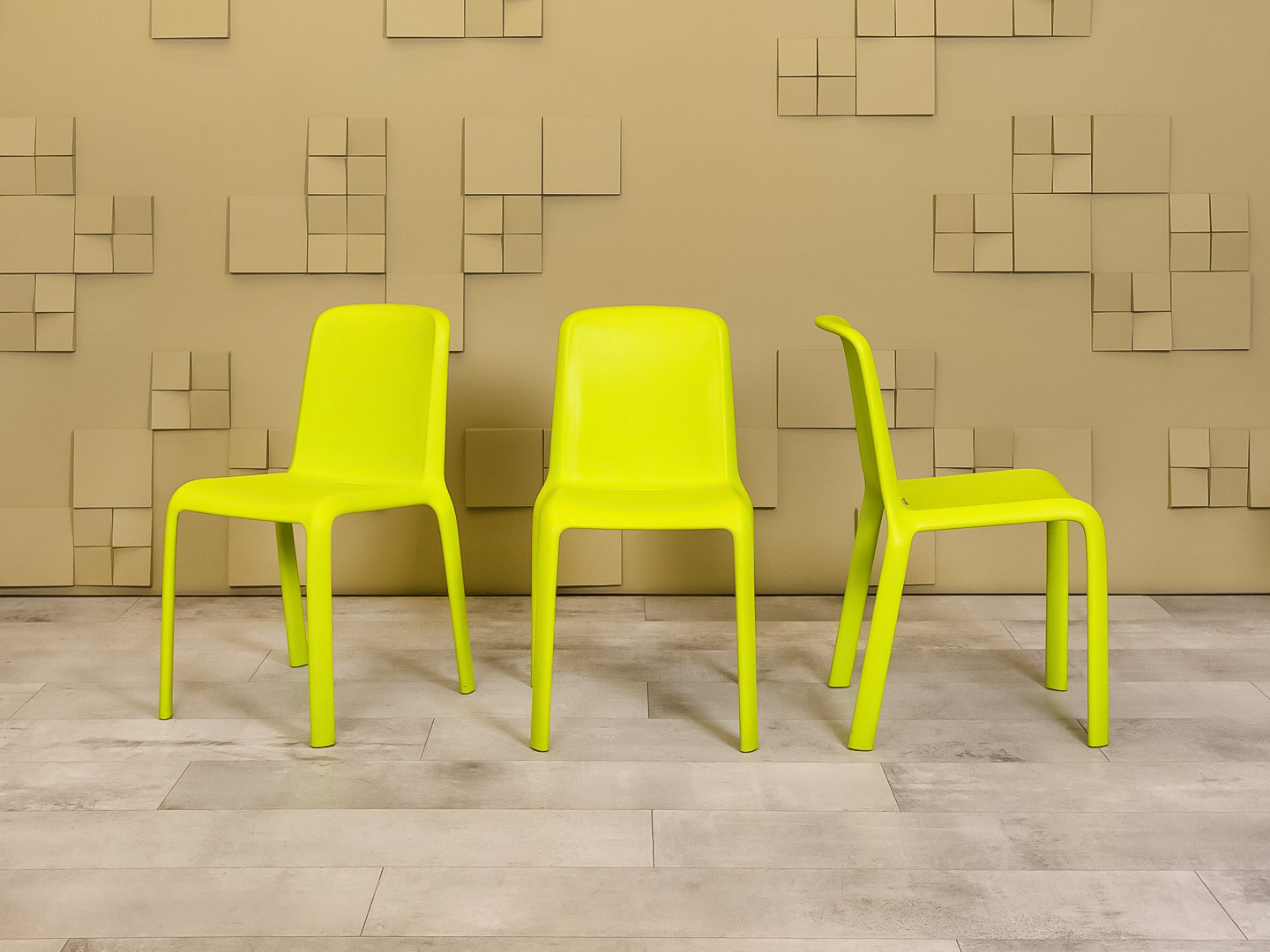 Офисный стул  Snow Pedrali Пластик Зелёный Италия  УНПЗ1-04026