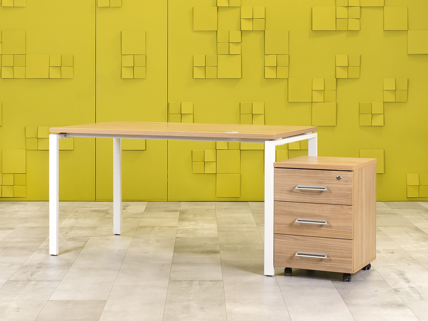 Комплект офисной мебели на 1 человека ЛДСП Орех Россия_СППХТ-190224