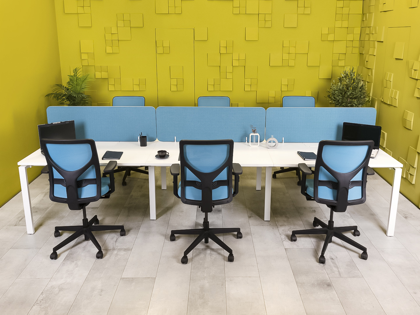 Комплект офисной мебели  ЛДСП Белый  ГКБ-10125