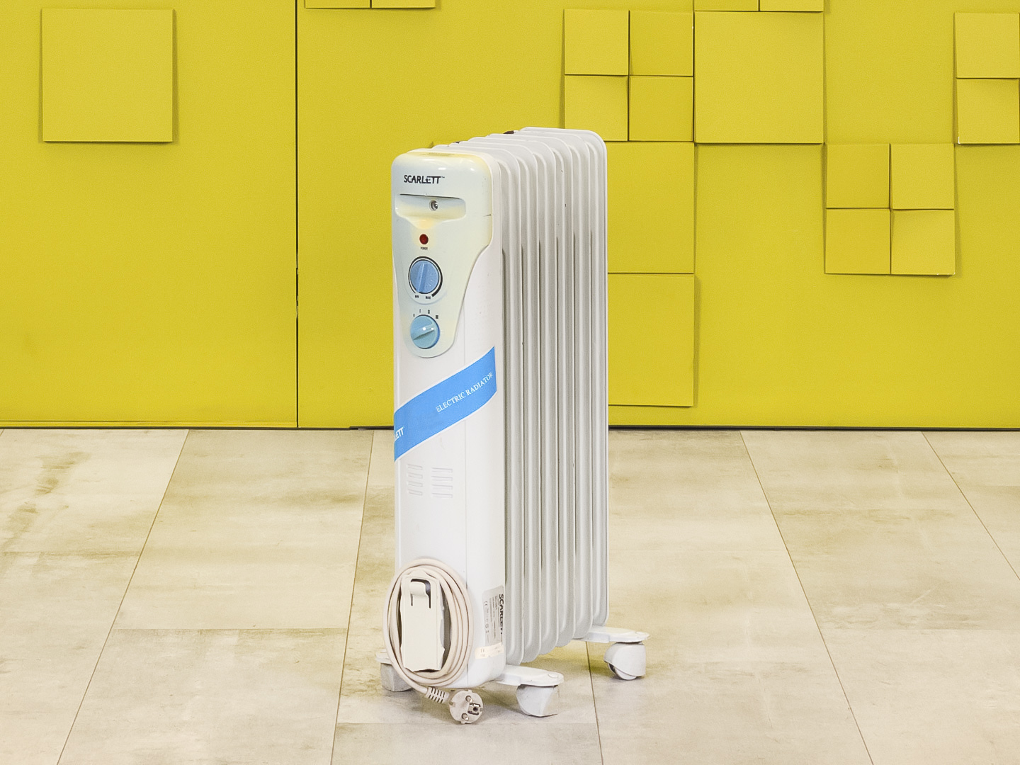 Обогреватель Scarlett Металл Бежевый _ОБОГРЕВ-22091