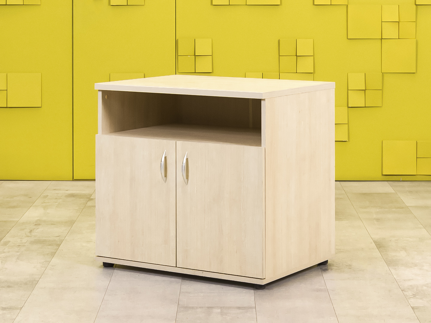 Офисная тумба для оргтехники  ЛДСП Клен  ТО2ДВ-26036