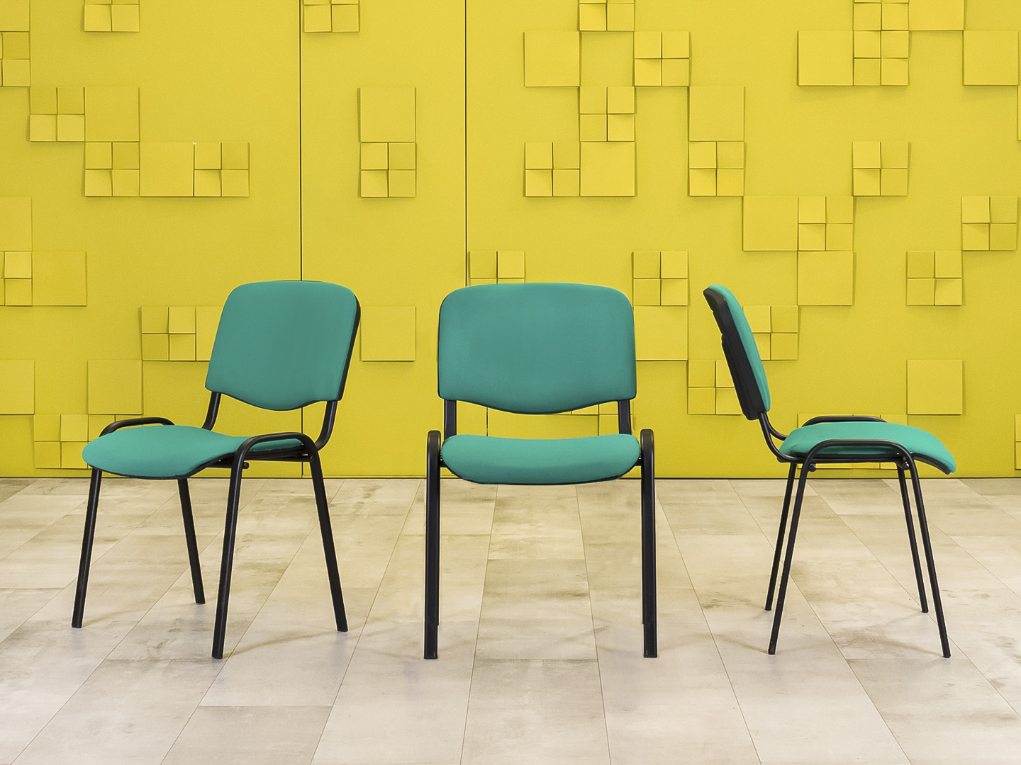 Офисный стул на ножках Изо Ткань Зелёный Россия ИзоЗ(н)