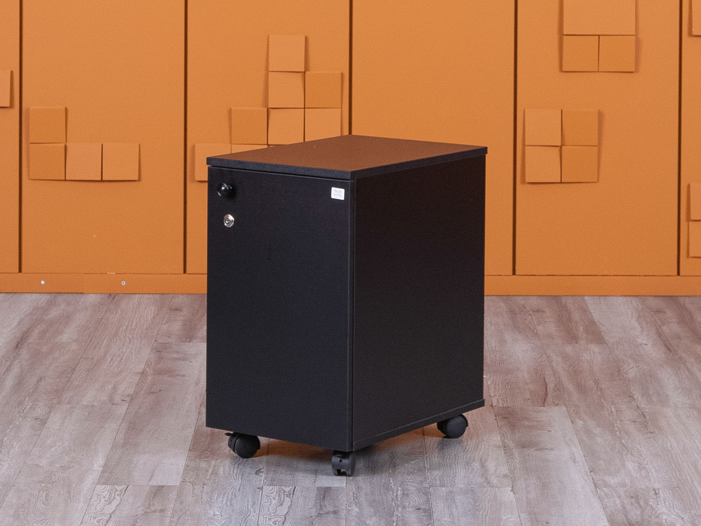 Офисная тумба выкатная  350х500х610 ЛДСП Черная   (ТВ1ДЧ-21075)