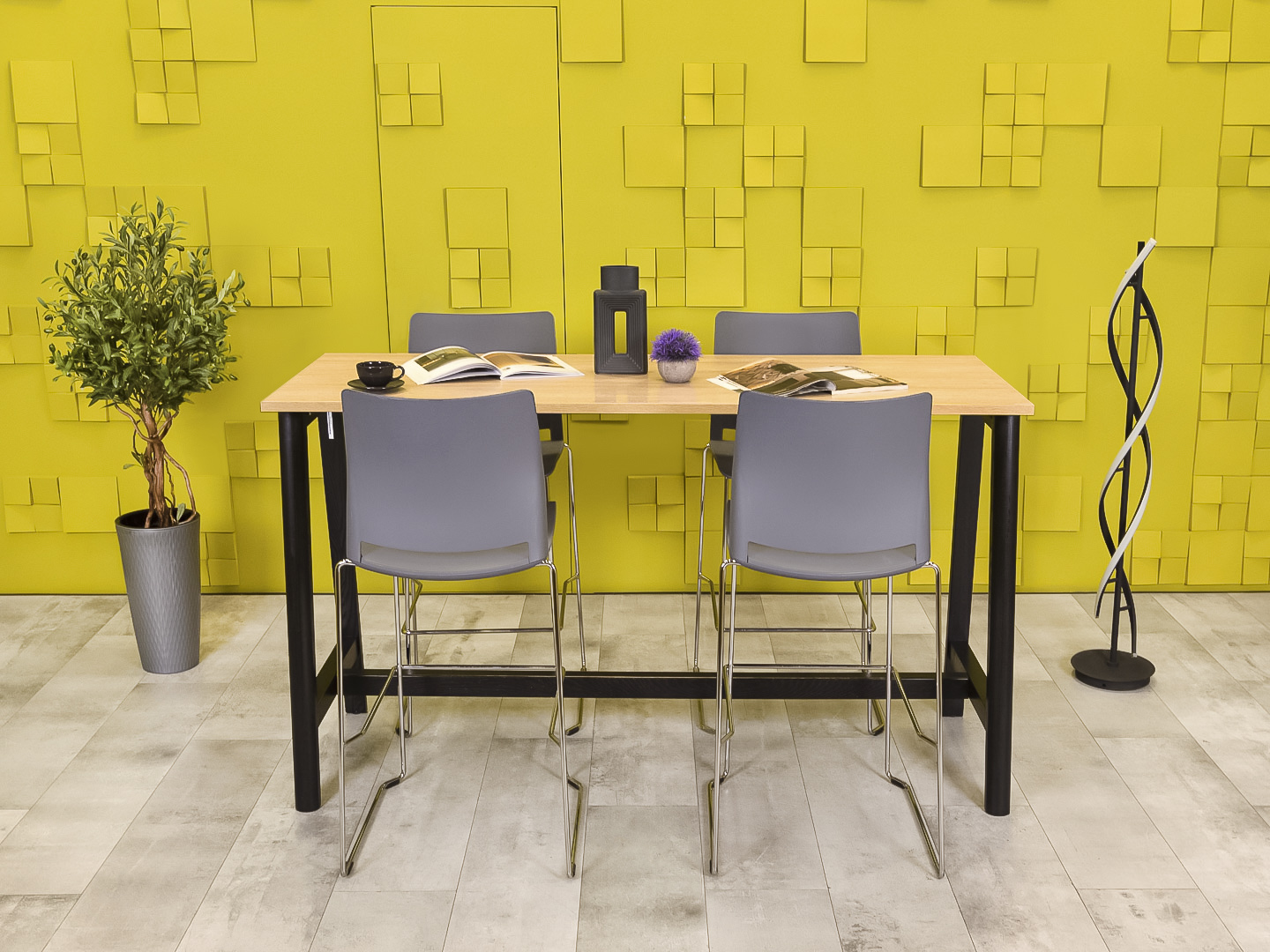 Обеденный стол ЛДСП Зебрано  СГПЗ-04026