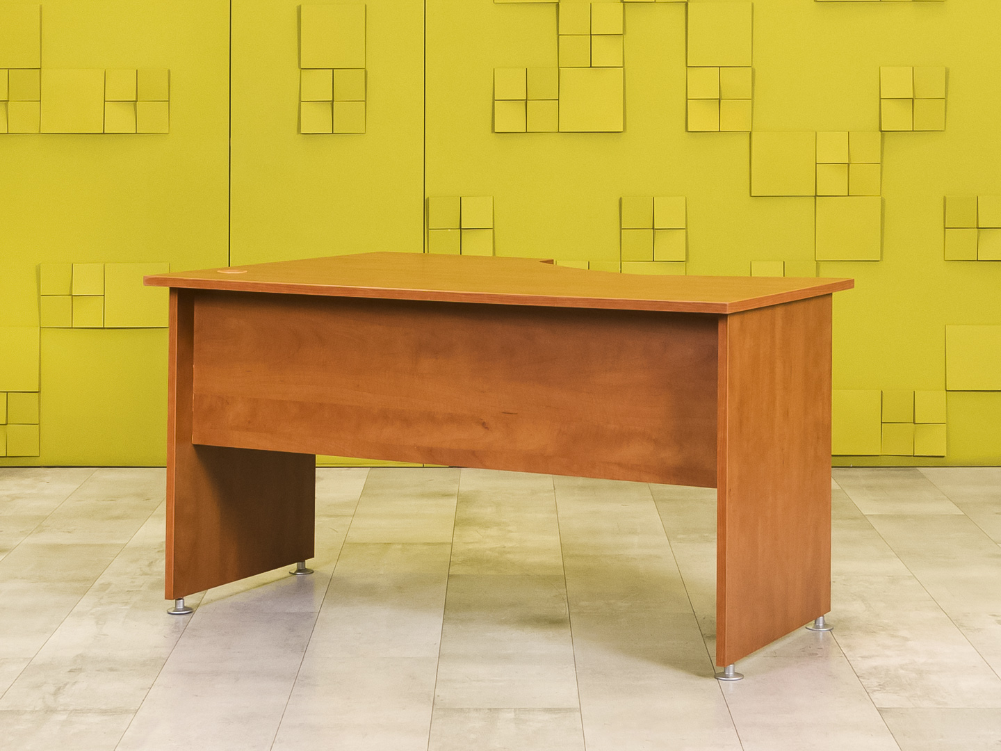 Офисный стол угловой  ЛДСП Вишня  СПУШ-09125