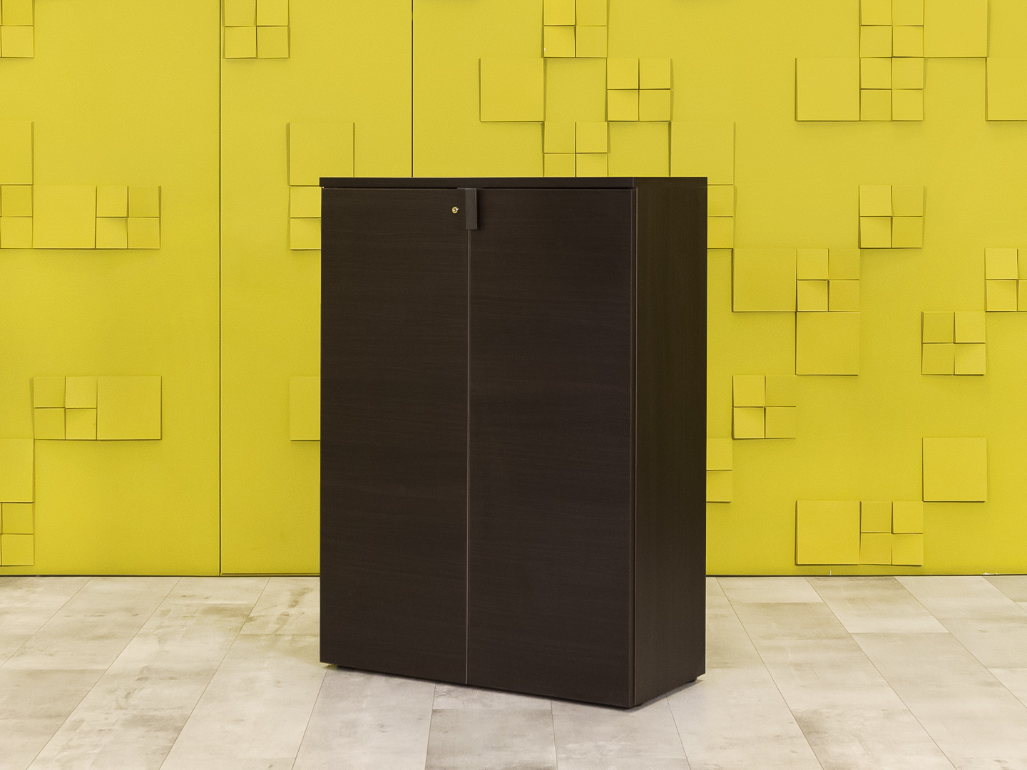 Шкаф для документов офисный ЛДСП Венге   ШД2ДЕ-31035