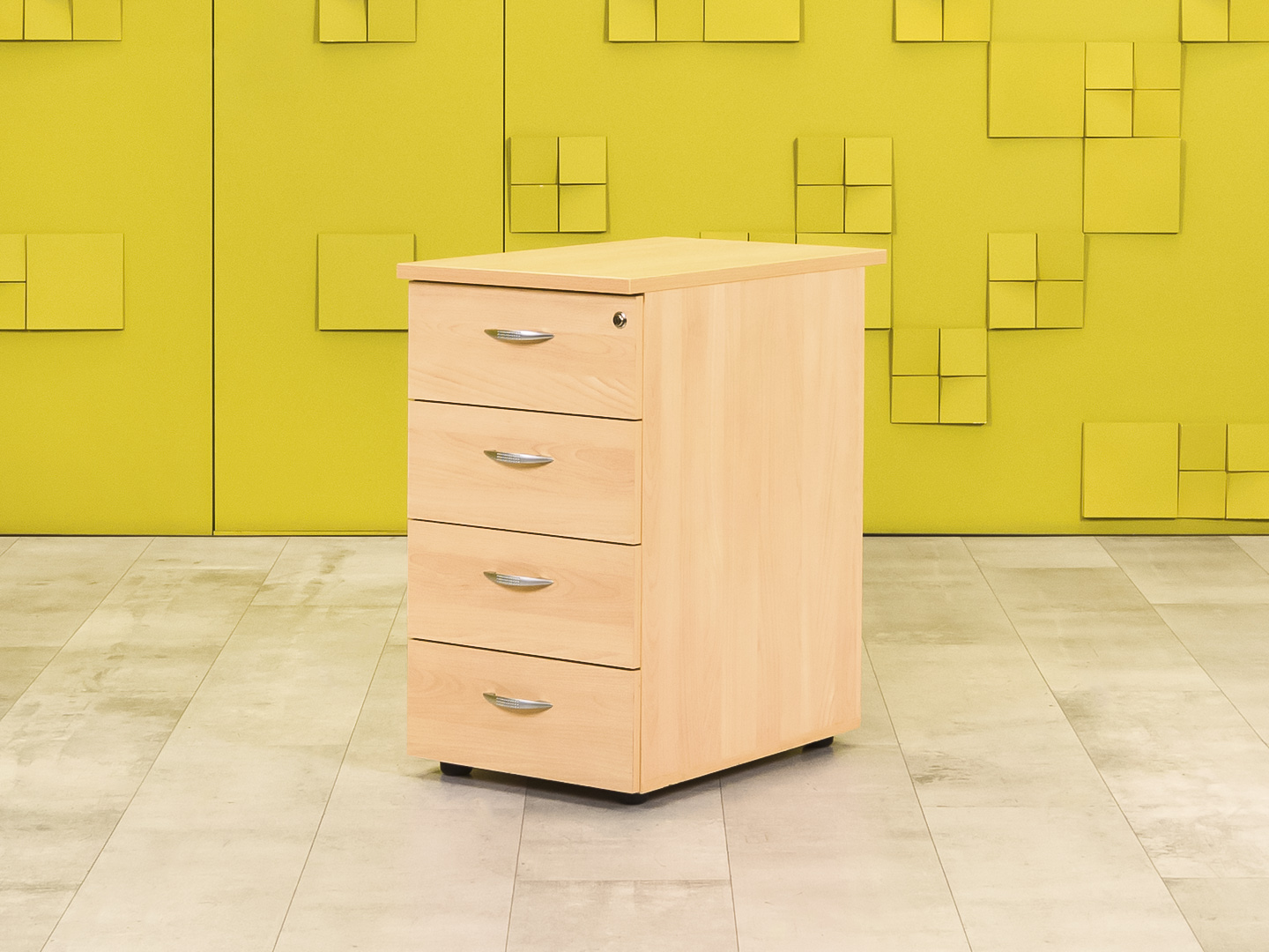 Офисная тумба приставная бук 4 ящика ТП4ЯВ-10046