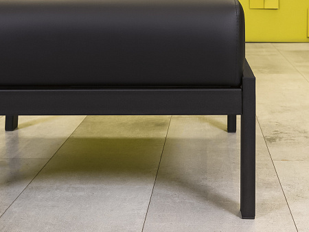 Мягкое кресло Лофт Сандра Кожзам Чёрный Россия  КНКЧ-18036