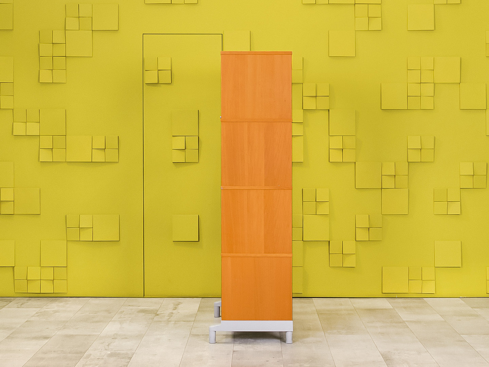 Шкаф для документов офисный IKEA ЛДСП Синий Швеция  ШДКН4-20025