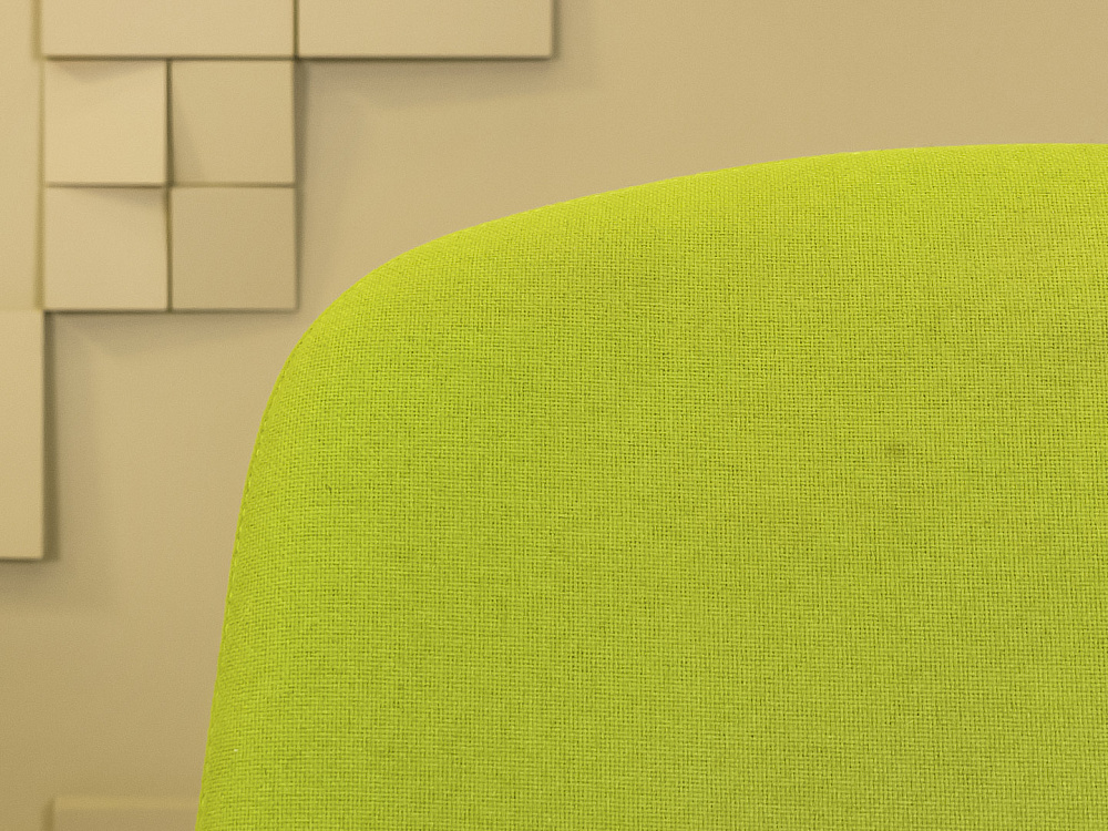 Офисное кресло для персонала на колесах Vitra Ткань Зелёный Швейцария_КПТЗ-301023