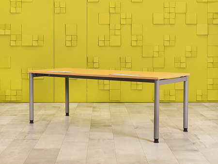Стол для руководителя  Steelcase ЛДСП Бук Германия  СРПВ2-071223