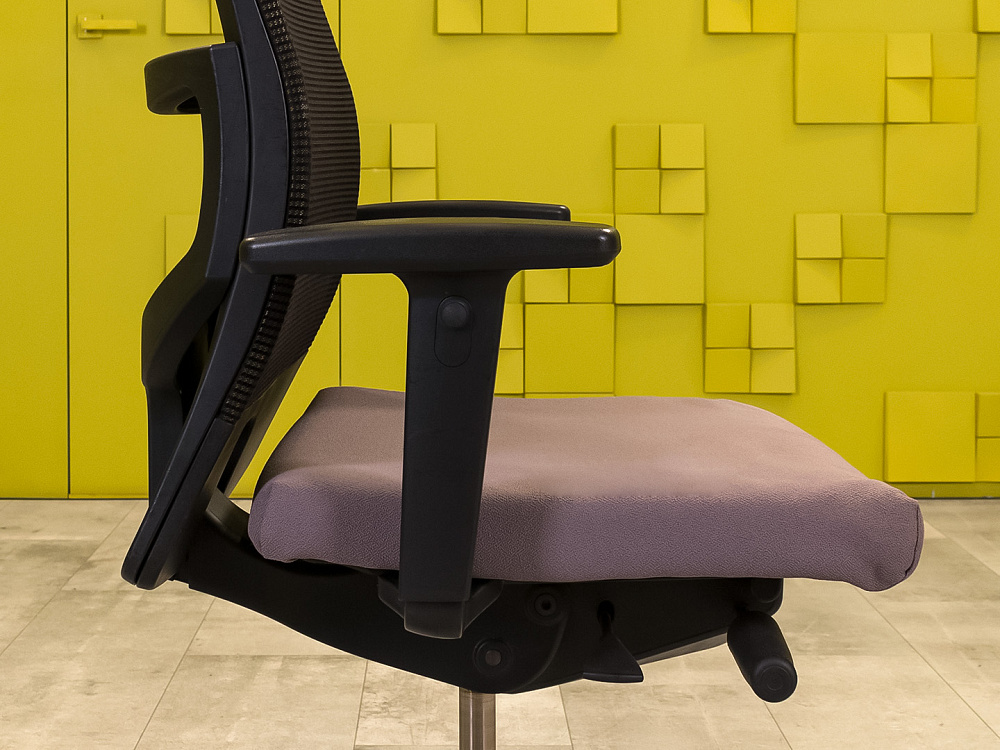 Офисное кресло для персонала на колесах Comforto HAWORTH Ткань Серый США_КПТС-190724