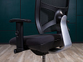 Офисное кресло для персонала на колесах Team Strike Sitland Ткань Серый Италия_КПТС-220423