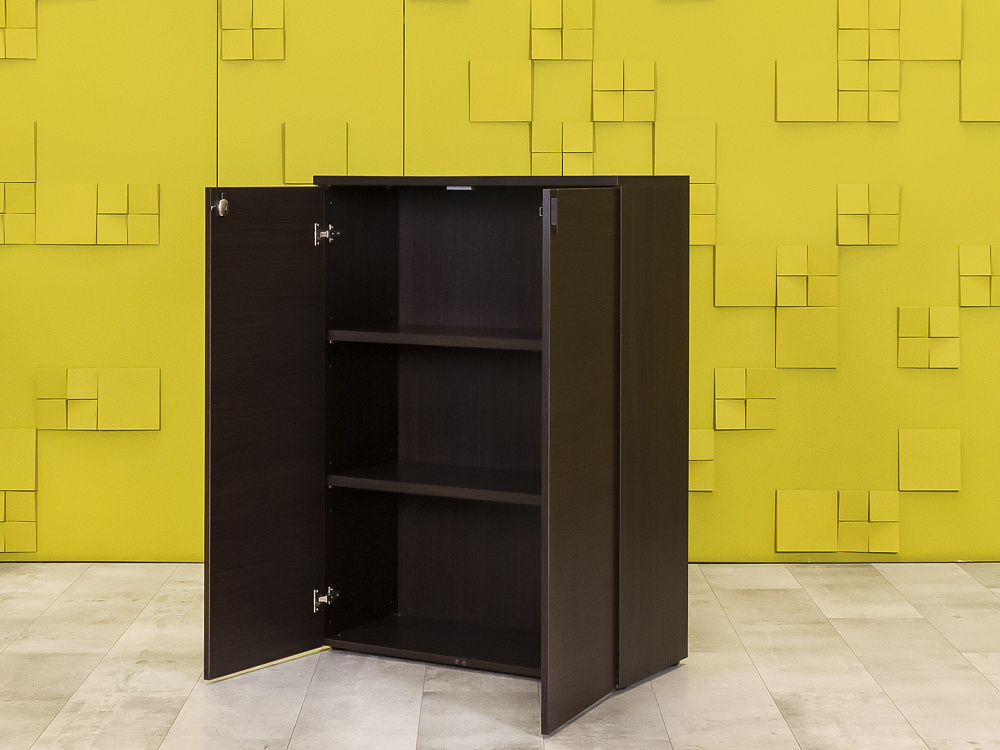 Шкаф для документов офисный ЛДСП Венге   ШД2ДЕ-31035