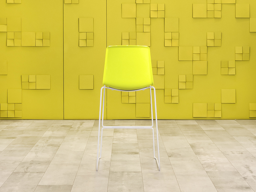 Барный стул  Pedrali Пластик Белый Италия  УДПБ-30016