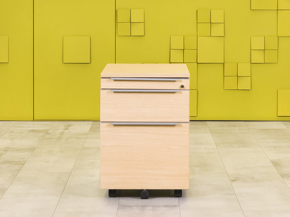 Офисная тумба выкатная  HAWORTH ЛДСП Зебрано США  ТВ3ЯЗ-29105