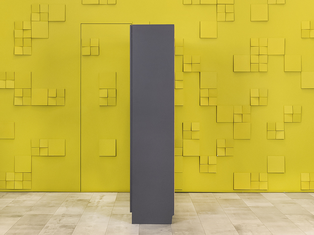 Шкаф для документов офисный ЛДСП Серый Россия  ШД2ДС-18075