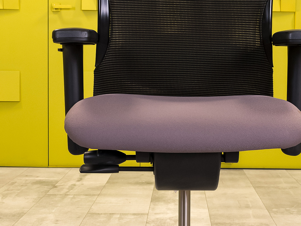 Офисное кресло для персонала на колесах Comforto HAWORTH Ткань Серый США_КПТС-051223