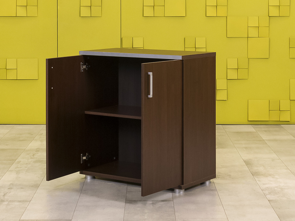 Офисная тумба для оргтехники  ЛДСП Венге  ТО2ДЕ-12125