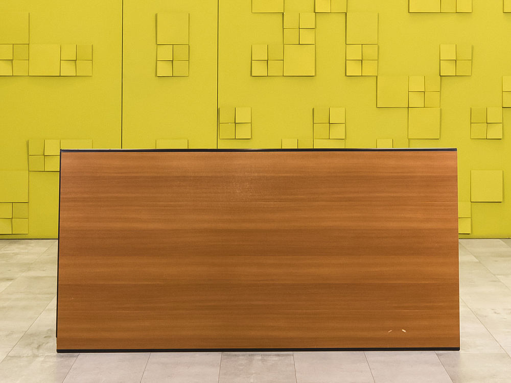 Офисный стол прямой ЛДСП Орех  СППХ-10046