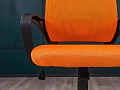Офисное кресло для персонала на колесах LARK Ткань Оранжевый Россия_КПТО-290623