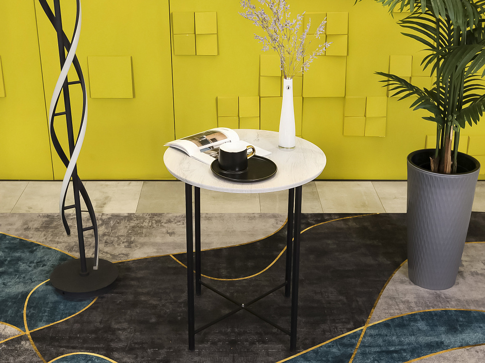 Журнальный столик  ЛДСП Дуб беленый Россия  СЖКВ-19026