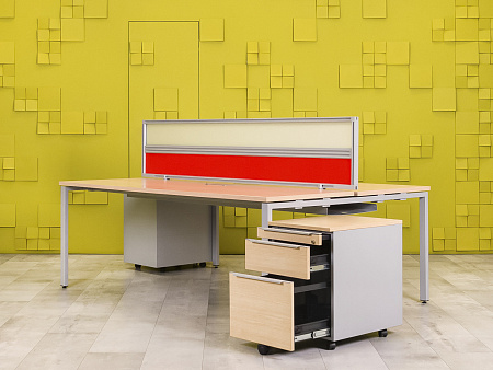 Комплект офисной мебели  HAWORTH ЛДСП Зебрано Германия  ГКЗ2-29105