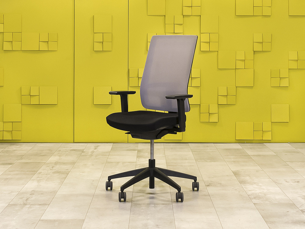 Офисное кресло для персонала на колесах CHOOSE ORGSPACE Ткань Чёрный; Серый Импорт_КПТЧ5-291024