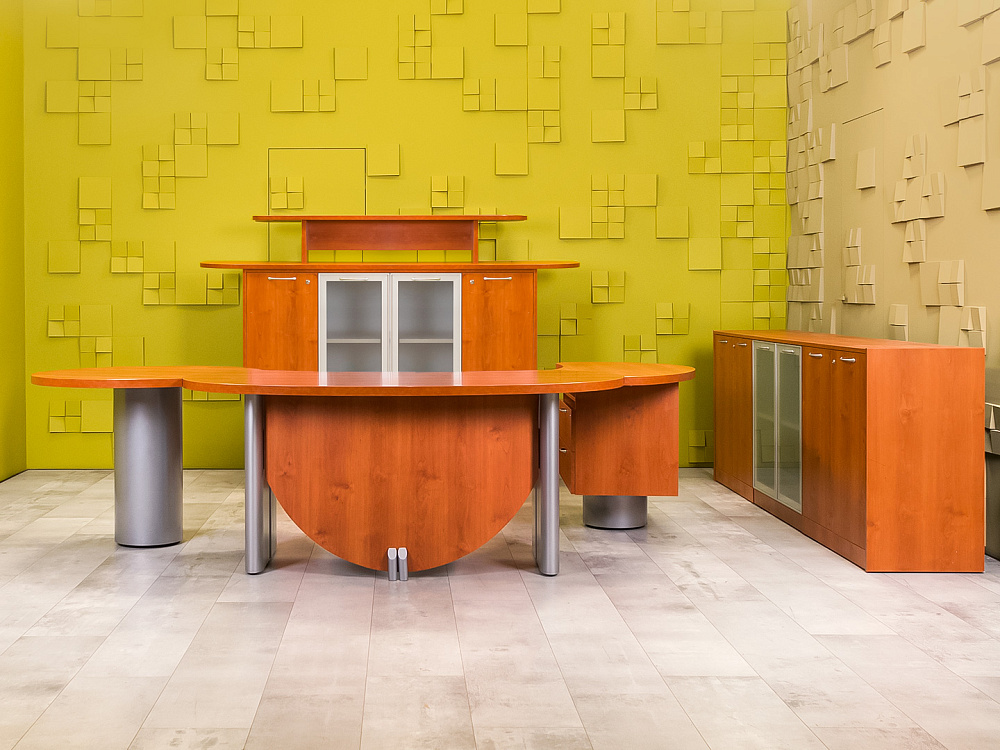 Кабинет руководителя Bosse Luxe Камбио ЛДСП Ольха Россия_КРЛ-291124