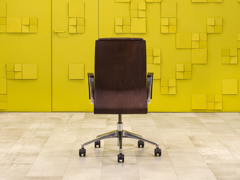 Офисное кресло руководителя на колесах Verona Arte's Кожа Коричневый Италия_КРКК1-231224