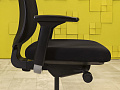 Офисное кресло для персонала на колесах Reply Steelcase Ткань Чёрный Франция  КПТЧ-30016
