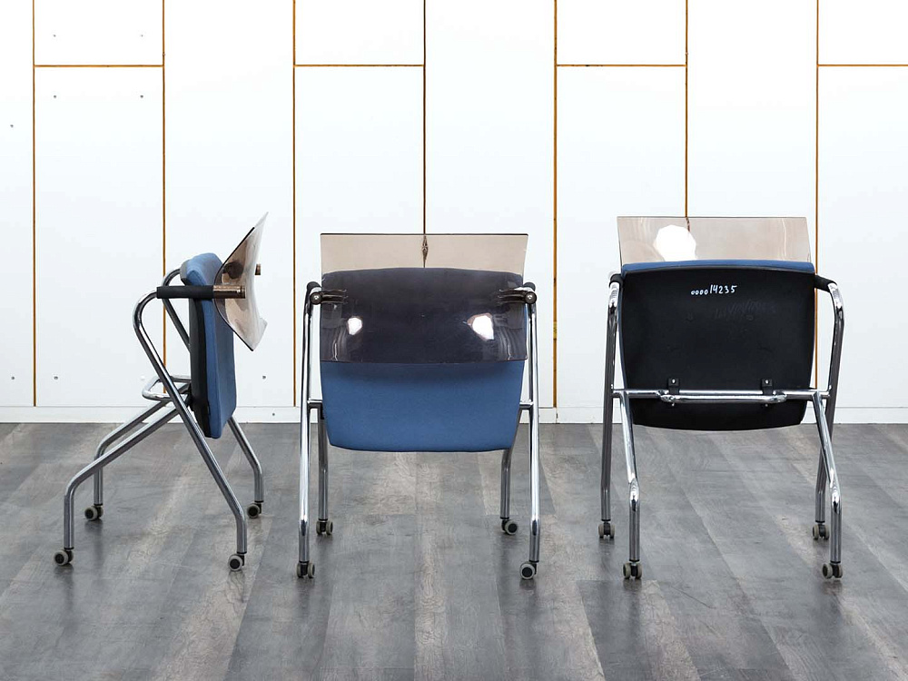 Конференц кресло для переговорной  Синий Ткань LUXY Aire JR  (УНТН-21013)