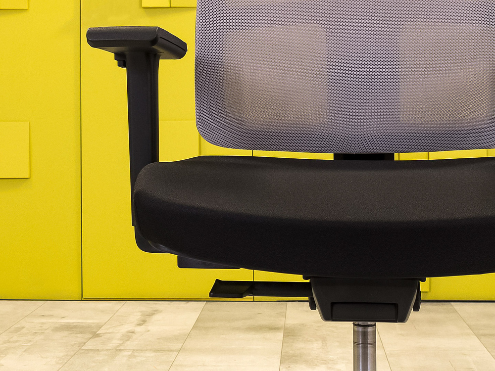 Офисное кресло для персонала на колесах CHOOSE ORGSPACE Ткань Чёрный; Серый Импорт_КПТЧ5-291024