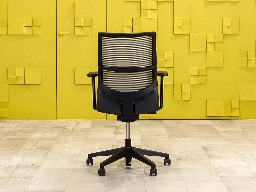 Офисное кресло для персонала на колесах HAWORTH Ткань Синий США_КПТН1-260224