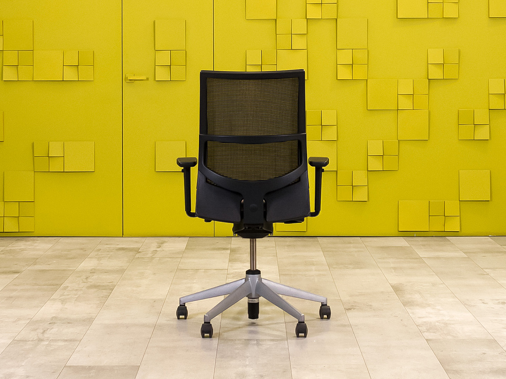 Офисное кресло для персонала на колесах Comforto HAWORTH Ткань Серый США_КПТС-190724