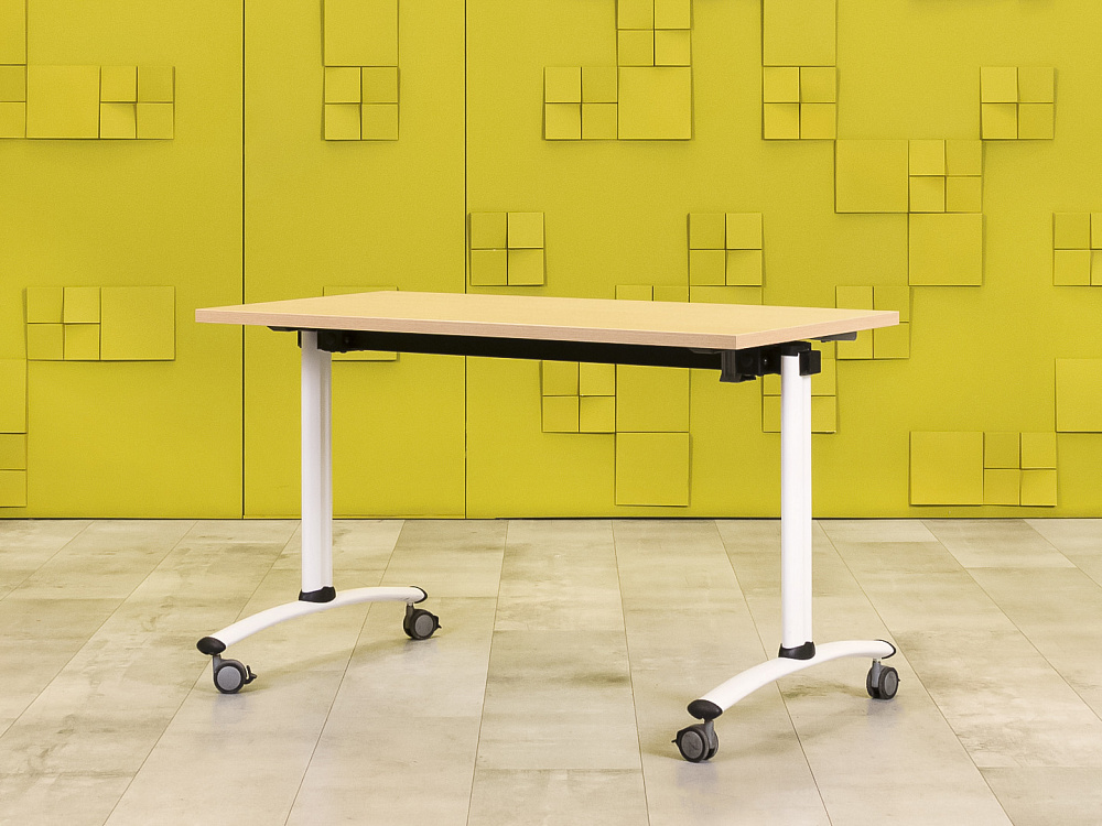 Офисный стол прямой 1200x600 ЛДСП Зебрано Импорт_СППЗ1-160823