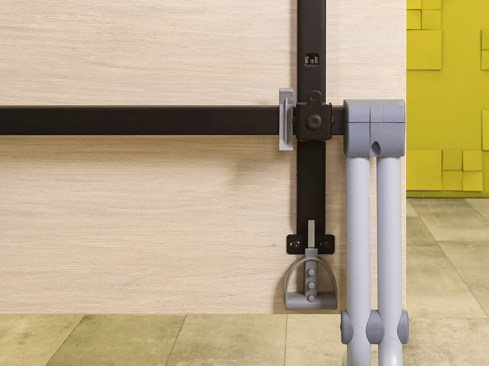 Офисный стол прямой  FLIP-n-Store ЛДСП Дуб Италия  СППВ1-05036