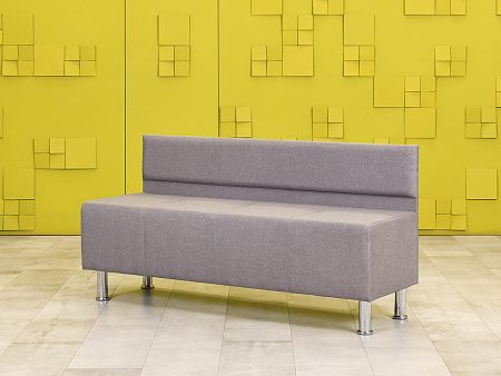 Офисный диван Ткань Серый Россия  ДНКС1-27115