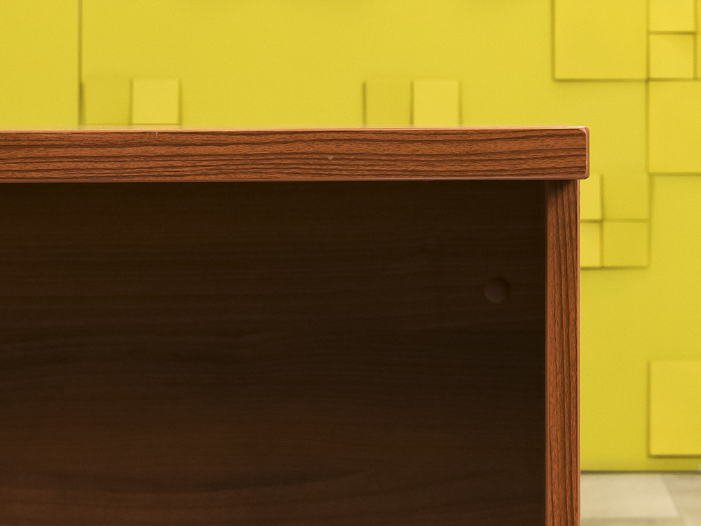 Офисный стол прямой  ЛДСП Вишня Россия  СППШ2-13046