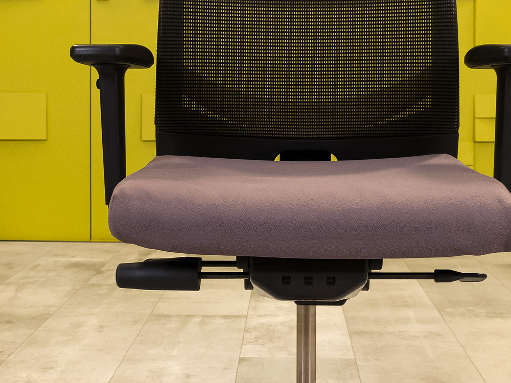 Офисное кресло для персонала на колесах Comforto HAWORTH Ткань Серый США_КПТС-190724