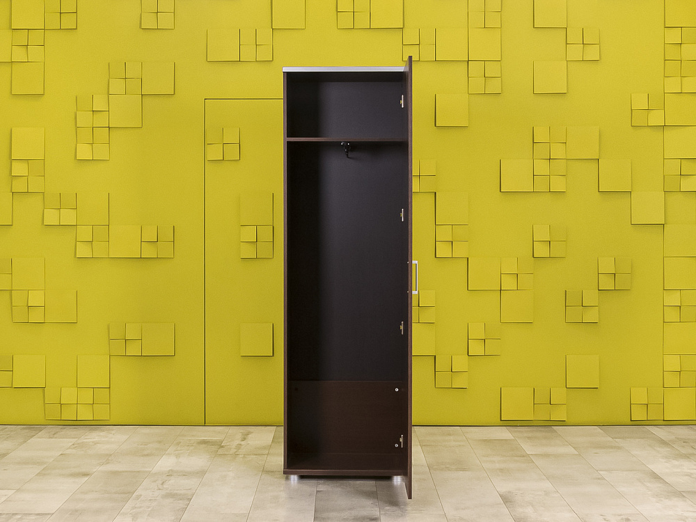 Шкаф для одежды ЛДСП Венге  ШГ1ДЕ-16125